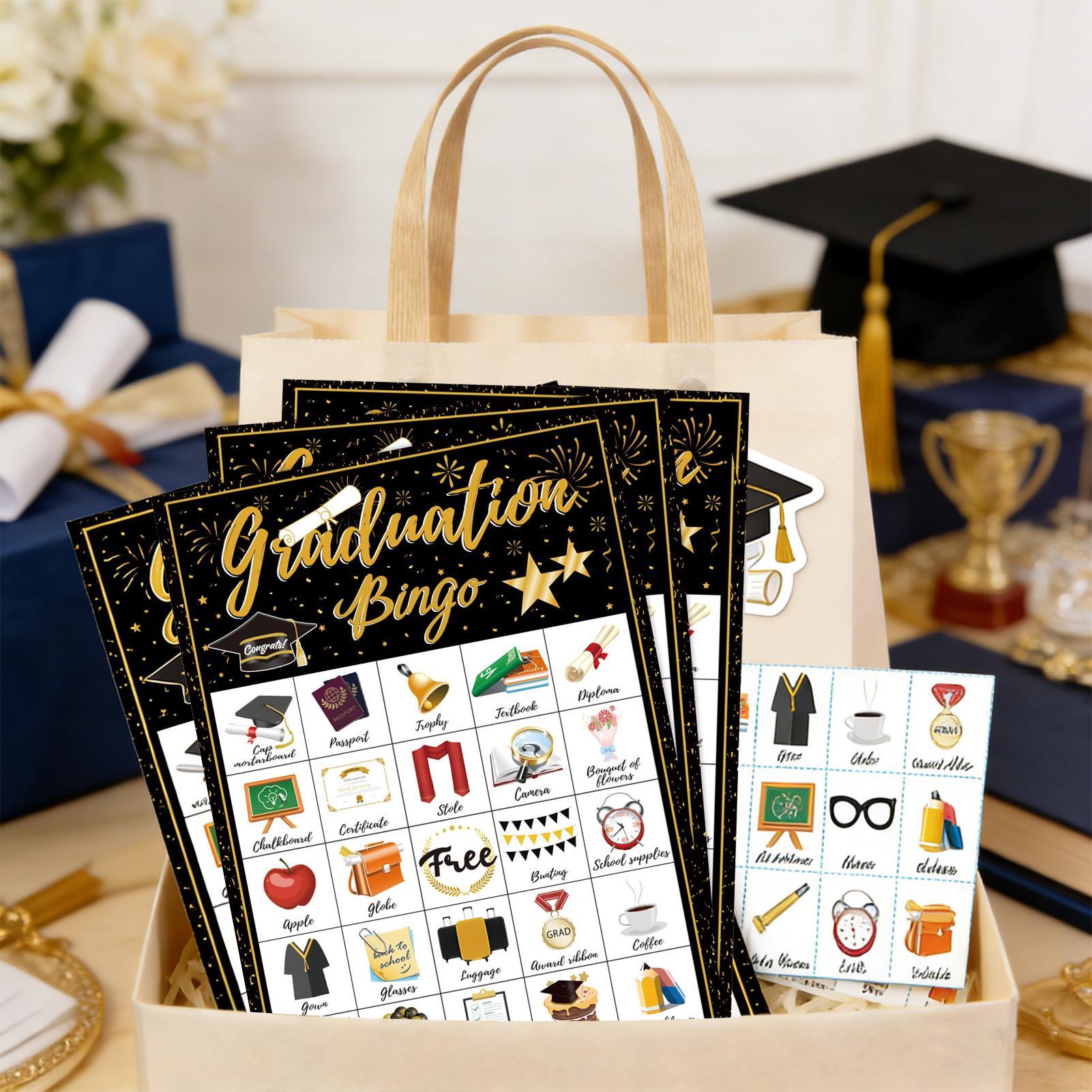 Party Games College - Mezuniyet Bingo Oyun Kartları 24 Kişilik