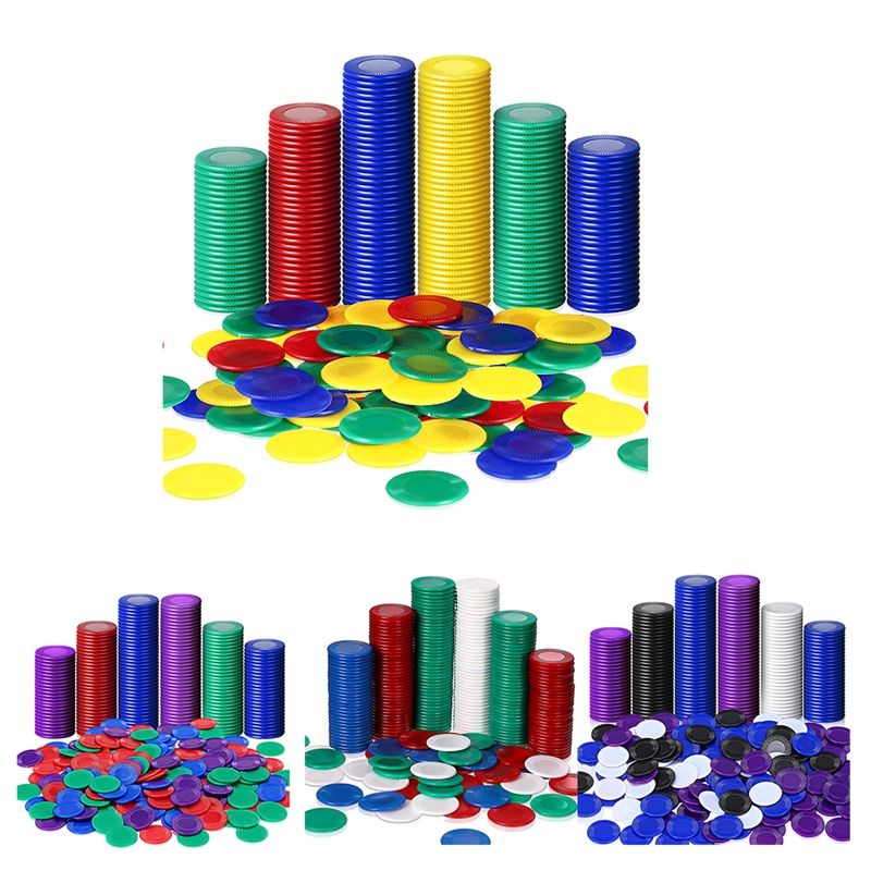 Party Games Bingo - 400 Adet Plastik Poker Fişi Oyun