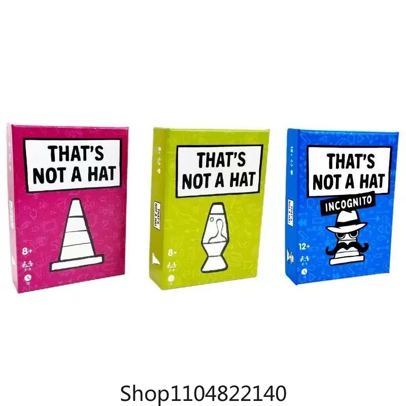 Party Games Board Game - Benzersiz Bu Şapka Değil Mutlu Parti