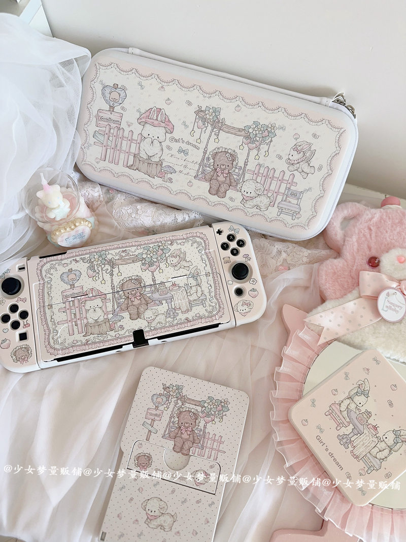 Party Games Console - Kızlar İçin Dream Switch Koruyucu Kılıf,