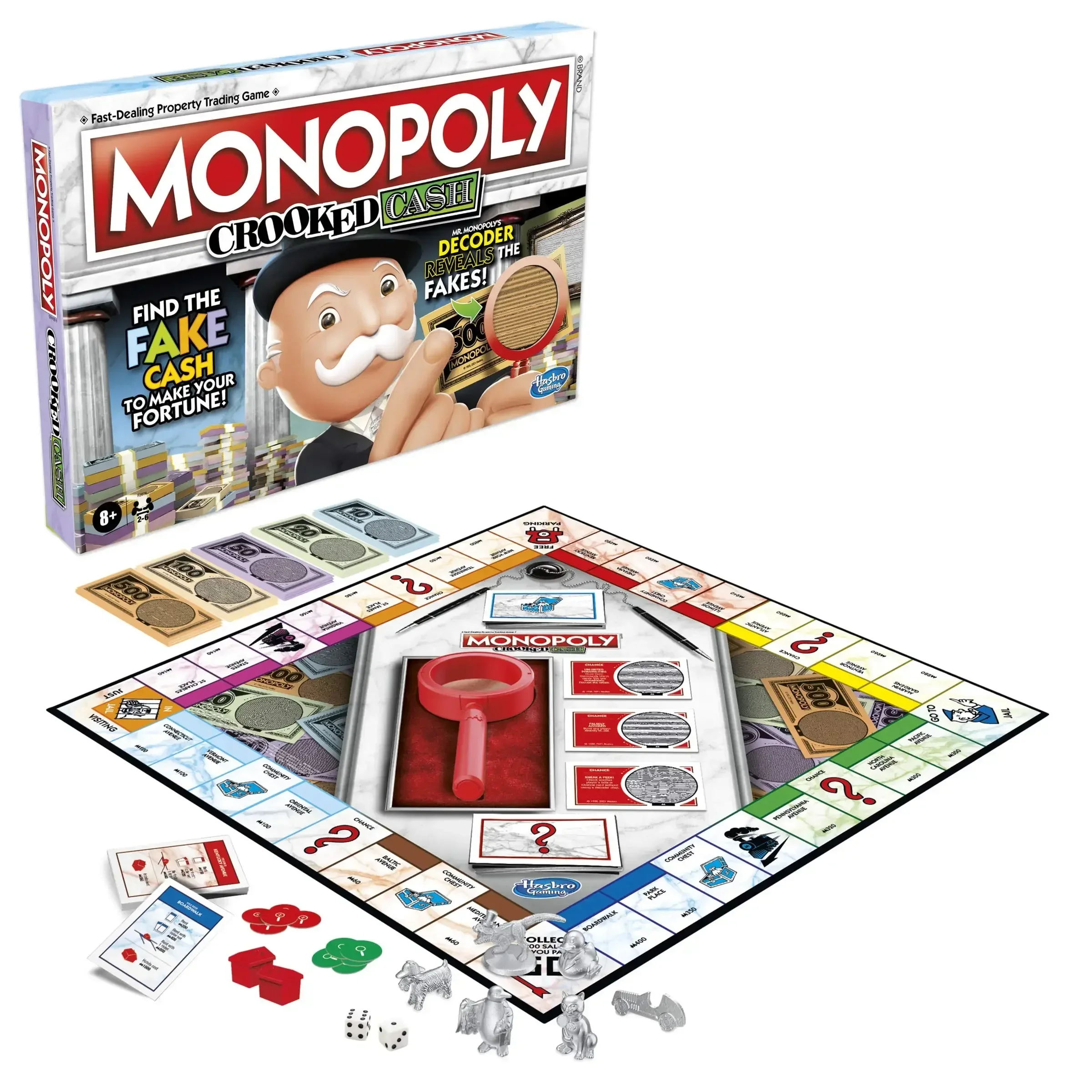 Hasbro Game Monopoly - Hasbro Monopoly Crooked Cash Aile Oyunu,