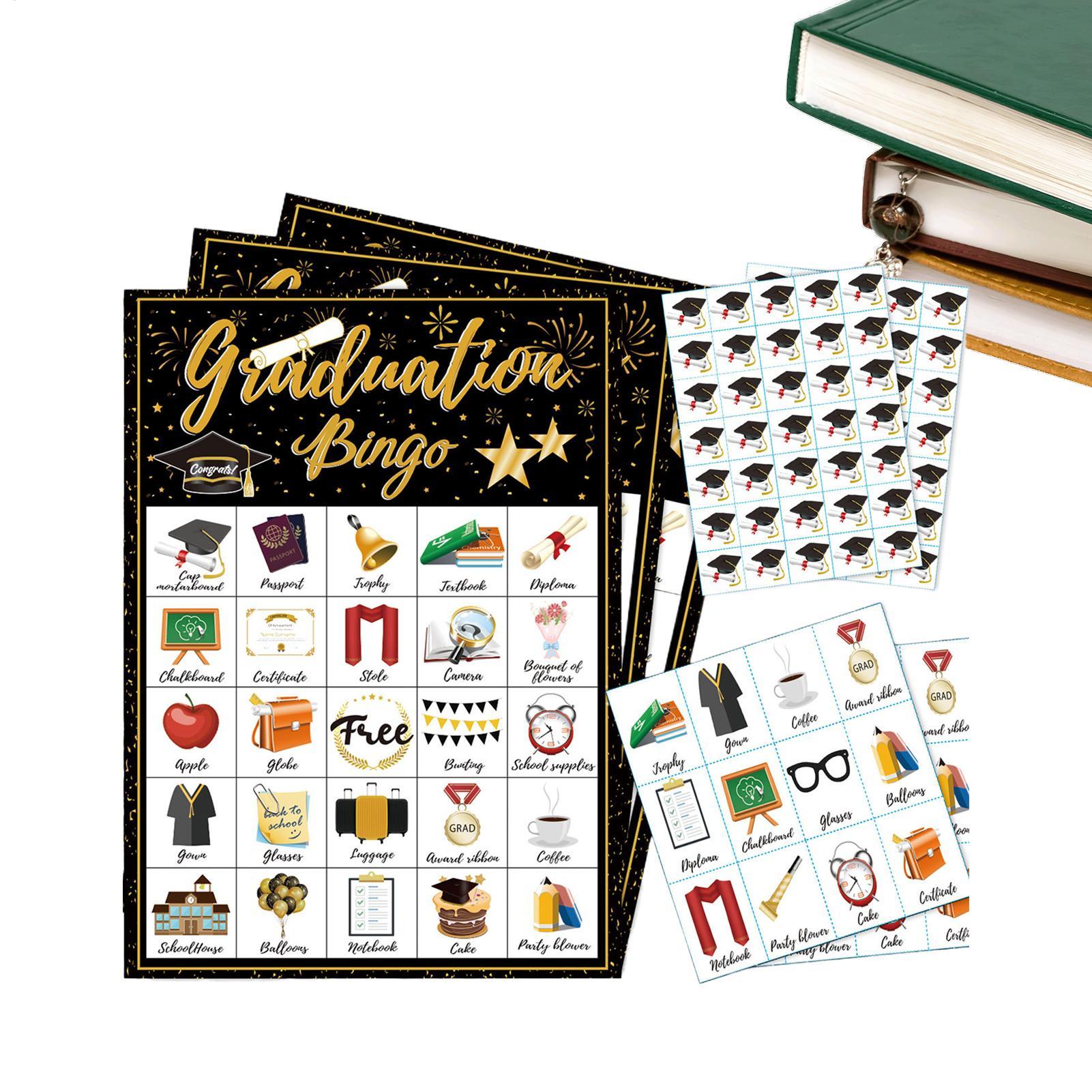 Party Games College - Mezuniyet Partisi Bingo Kartları 24 Oyunculu