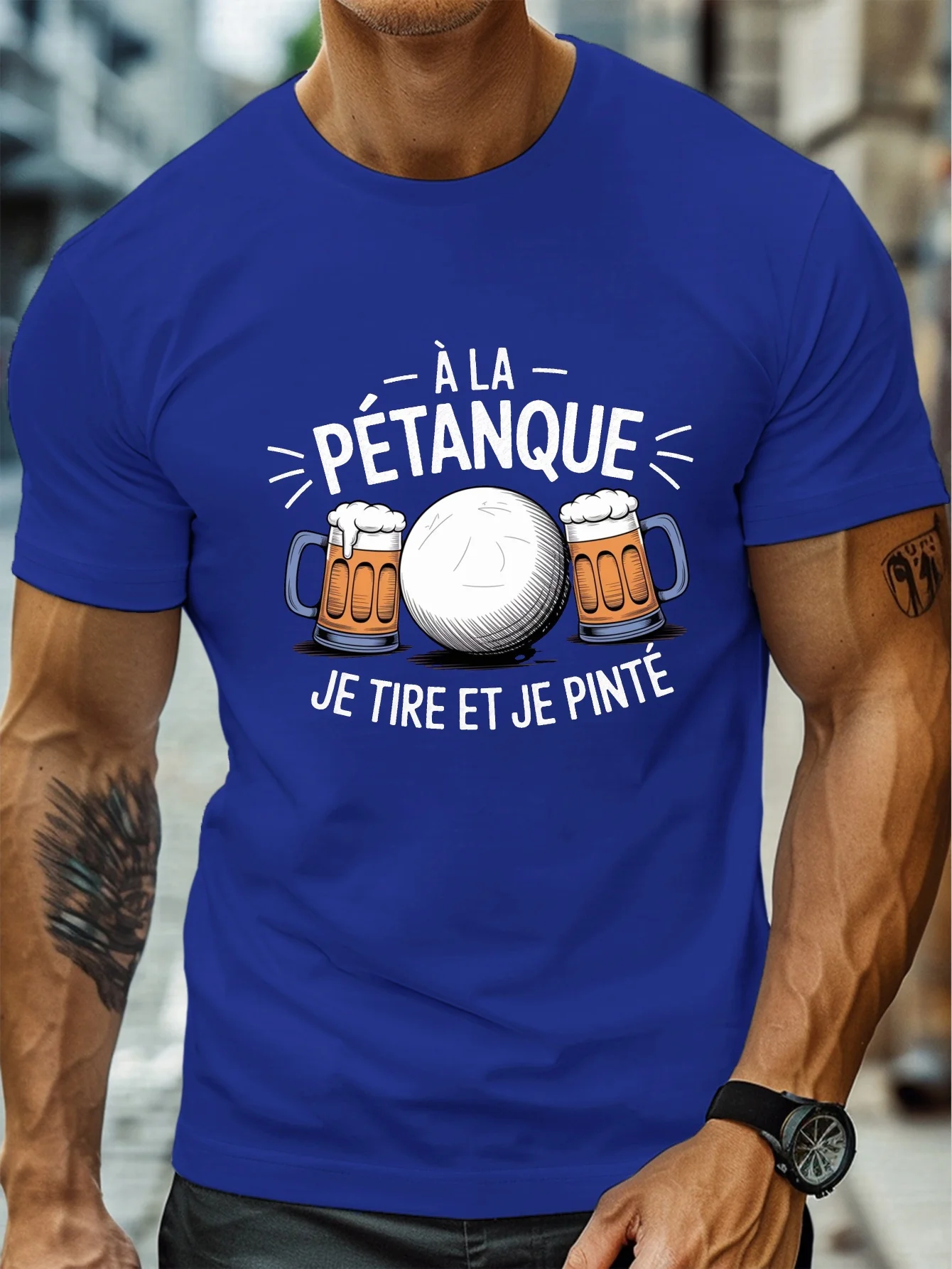Moda Erkek Pétanque Bira Komik - Party Games Quotes Short incelemesi ve fiyatı