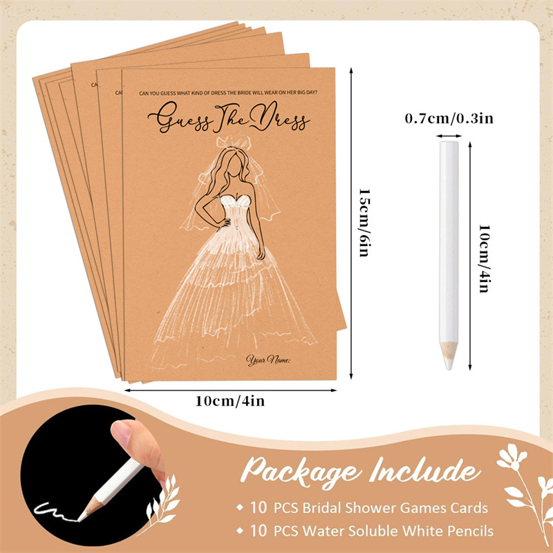 20 adet Tahmin Elbise Oyunu Ka - Party Games Bridal Shower incelemesi ve fiyatı