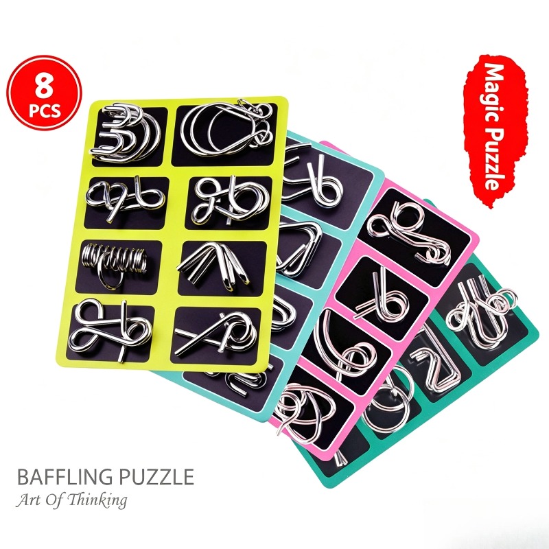 8 Parçalı Metal Bulmaca Seti K - Party Games Board Game incelemesi ve fiyatı