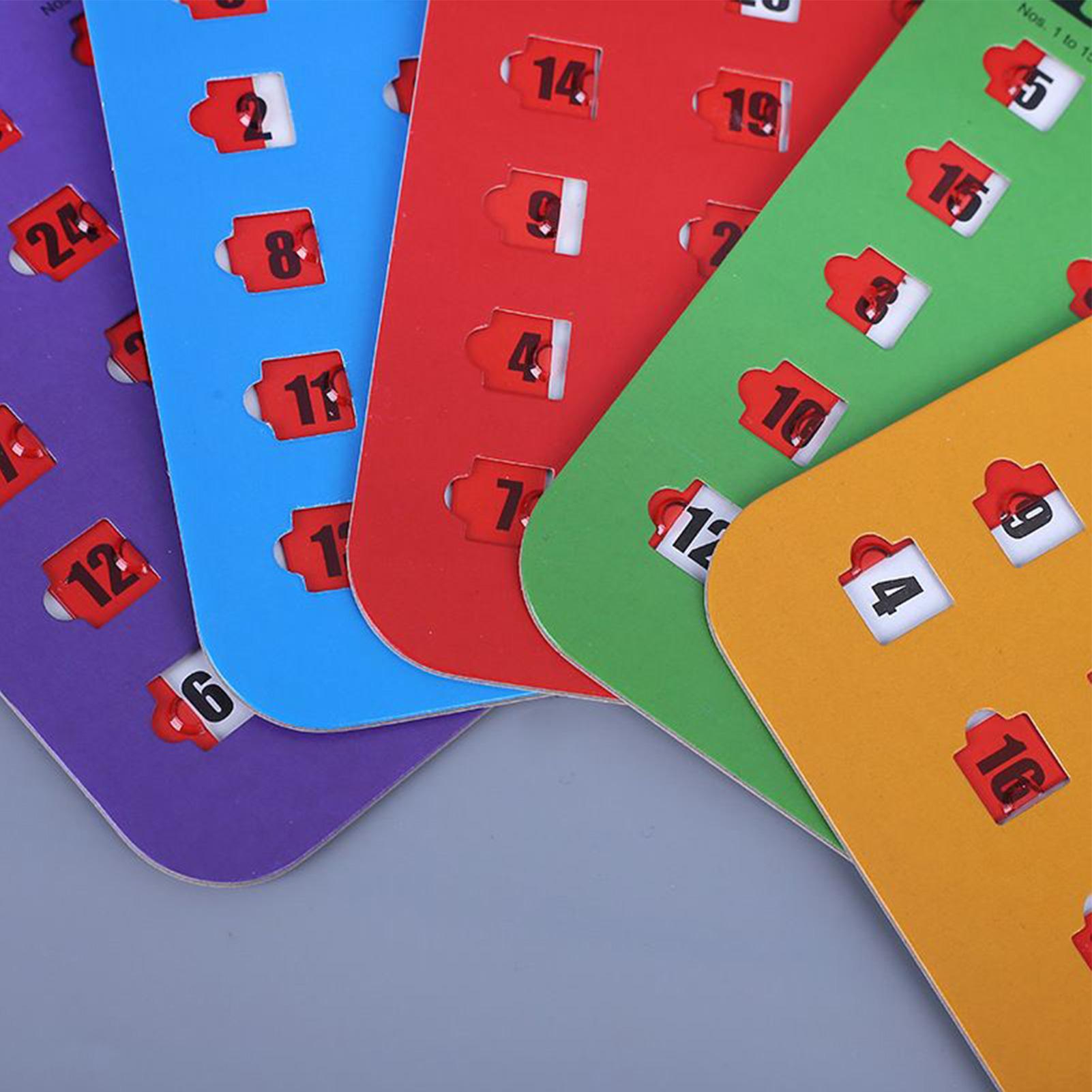 5 adet Sürgülü Bingo Oyun Kart - Party Games Bingo incelemesi ve fiyatı