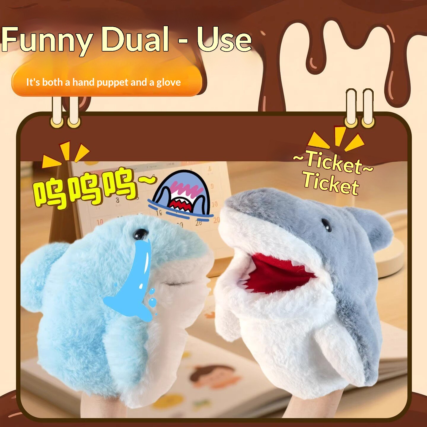 Köpekbalığı El Kuklası Peluş K - Party Games Children incelemesi ve fiyatı