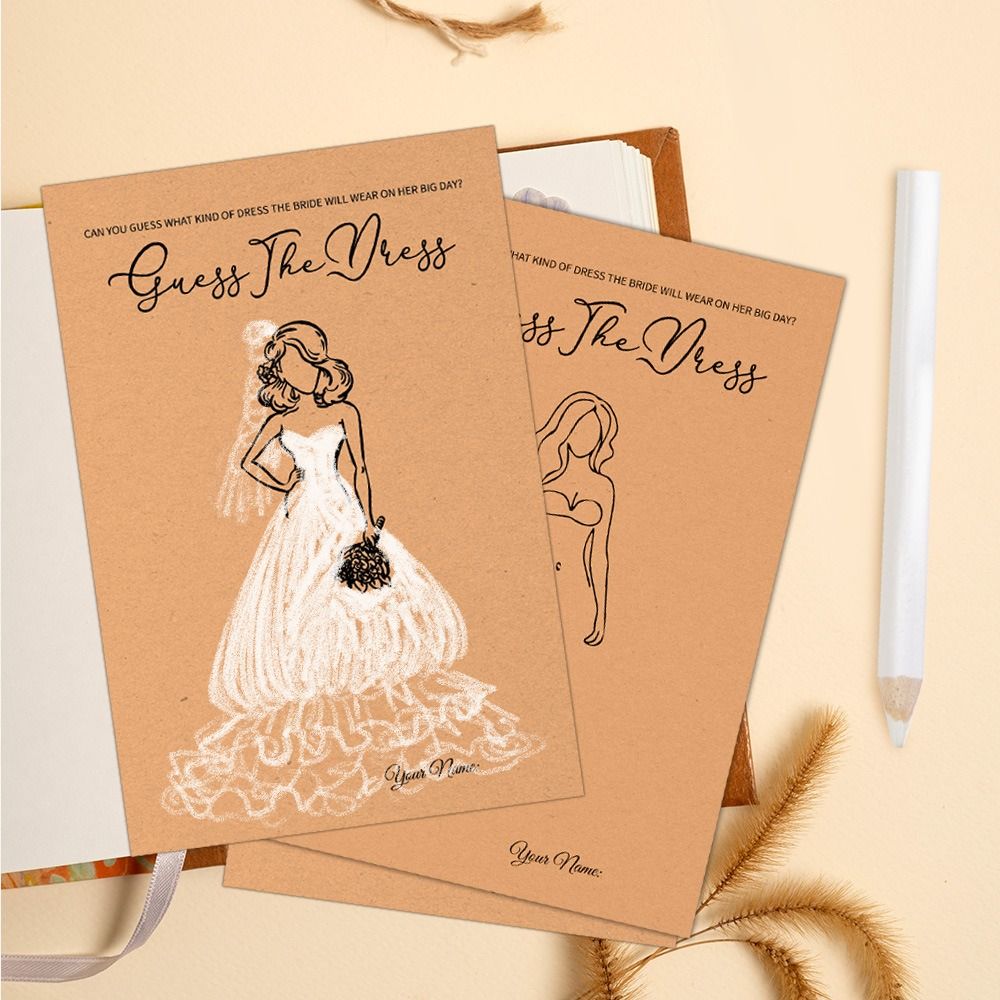 10 Adet Elbiseyi Tahmin Et Gel - Party Games Bridal Shower incelemesi ve fiyatı