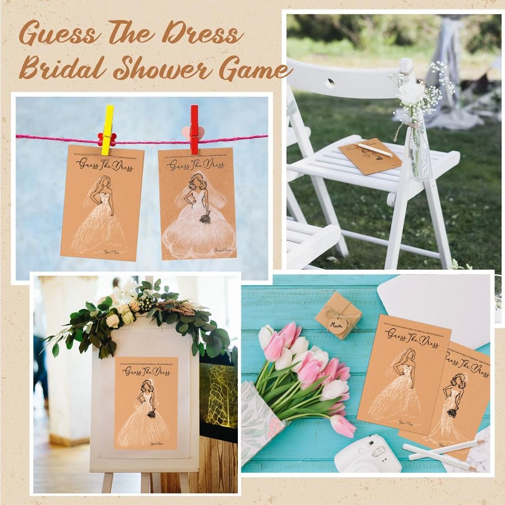 10 Adet Elbiseyi Tahmin Et Gel - Party Games Bridal Shower incelemesi ve fiyatı