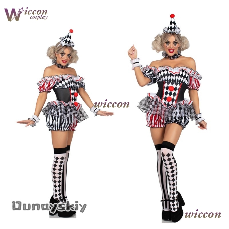 Kadınlar Palyaço Cosplay Kostü - Party Games Online Free incelemesi ve fiyatı